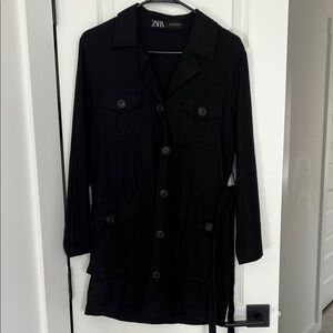 Zara Black dress with belt